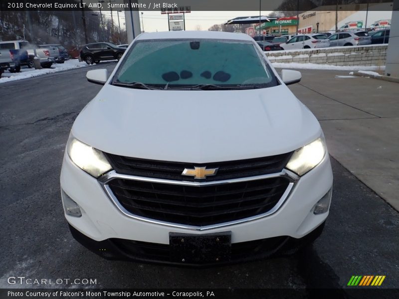 Summit White / Jet Black 2018 Chevrolet Equinox LT AWD