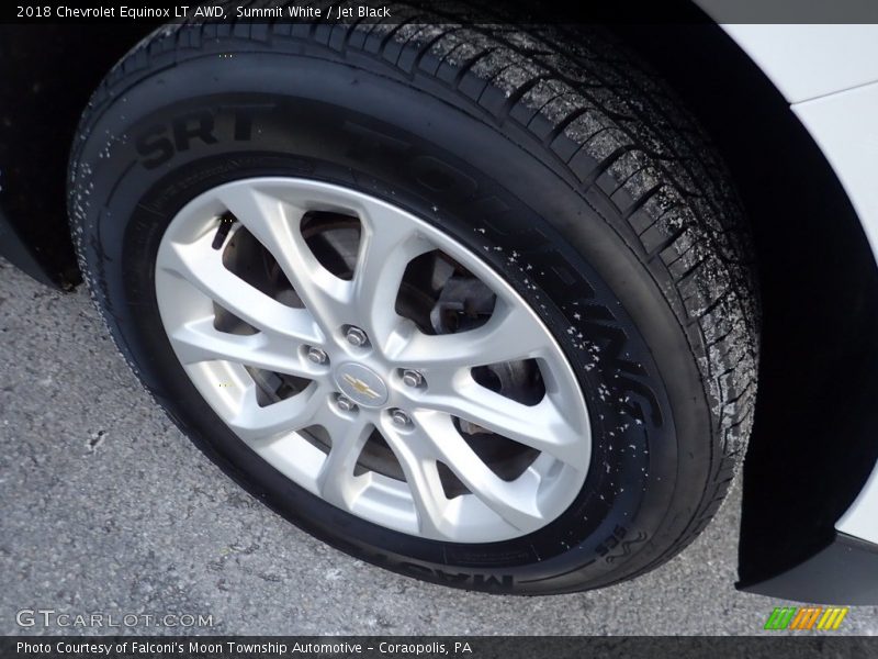 Summit White / Jet Black 2018 Chevrolet Equinox LT AWD