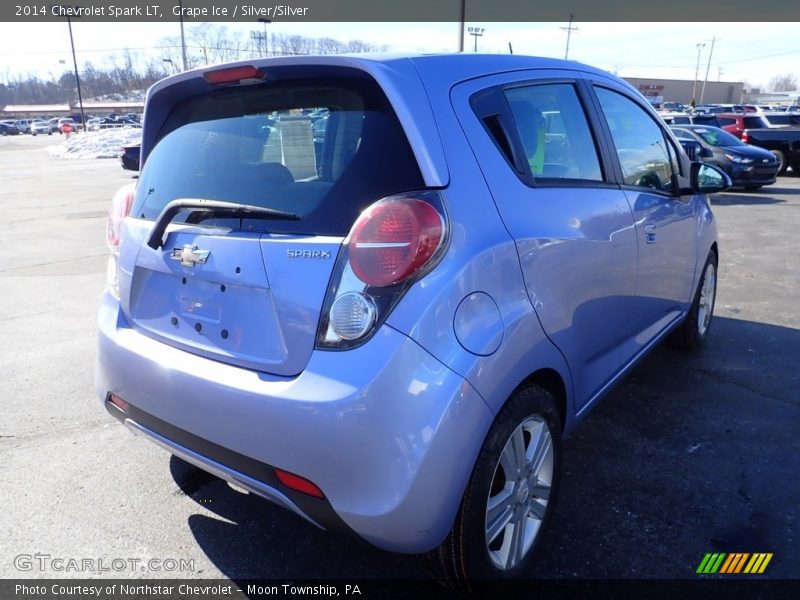 Grape Ice / Silver/Silver 2014 Chevrolet Spark LT
