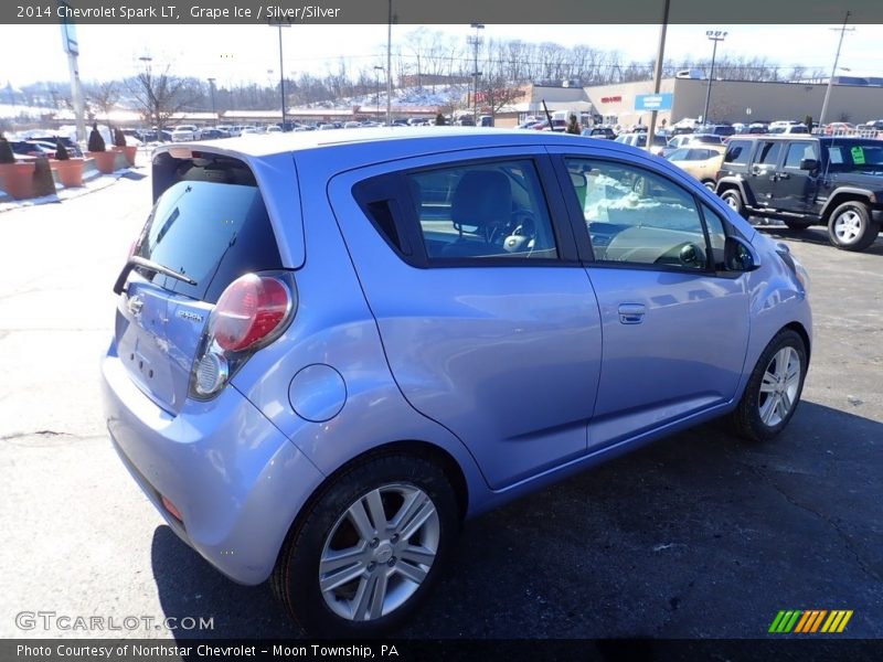 Grape Ice / Silver/Silver 2014 Chevrolet Spark LT