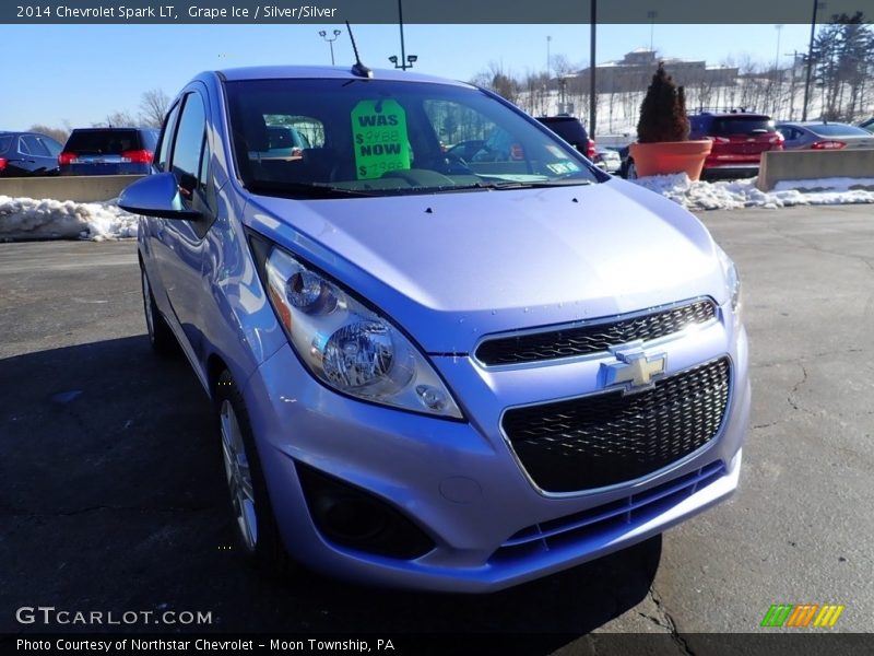Grape Ice / Silver/Silver 2014 Chevrolet Spark LT