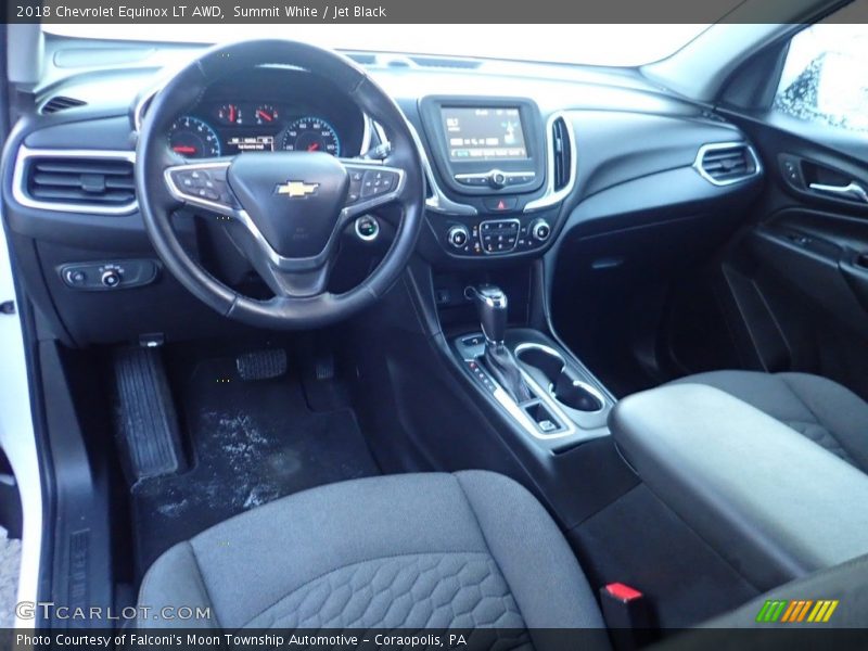 Summit White / Jet Black 2018 Chevrolet Equinox LT AWD