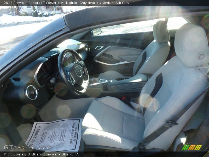 Nightfall Gray Metallic / Medium Ash Gray 2017 Chevrolet Camaro LT Convertible