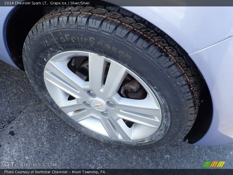 Grape Ice / Silver/Silver 2014 Chevrolet Spark LT