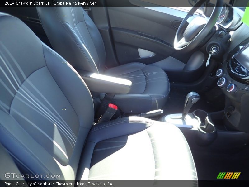 Grape Ice / Silver/Silver 2014 Chevrolet Spark LT