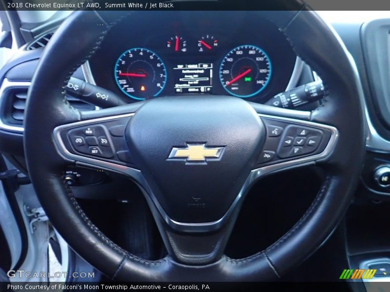 Summit White / Jet Black 2018 Chevrolet Equinox LT AWD