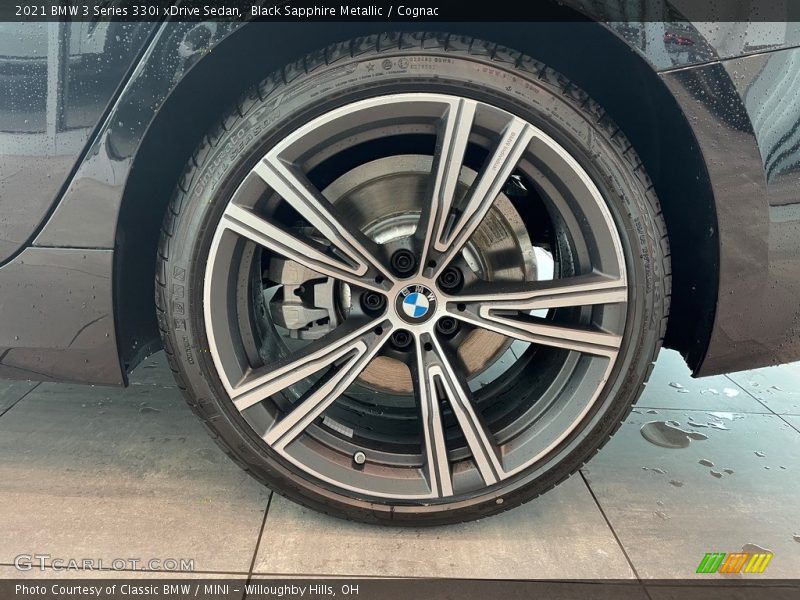 Black Sapphire Metallic / Cognac 2021 BMW 3 Series 330i xDrive Sedan
