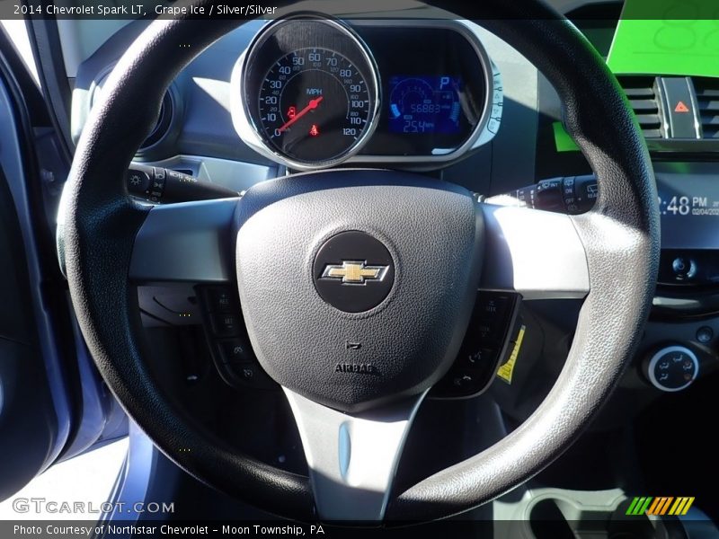 Grape Ice / Silver/Silver 2014 Chevrolet Spark LT