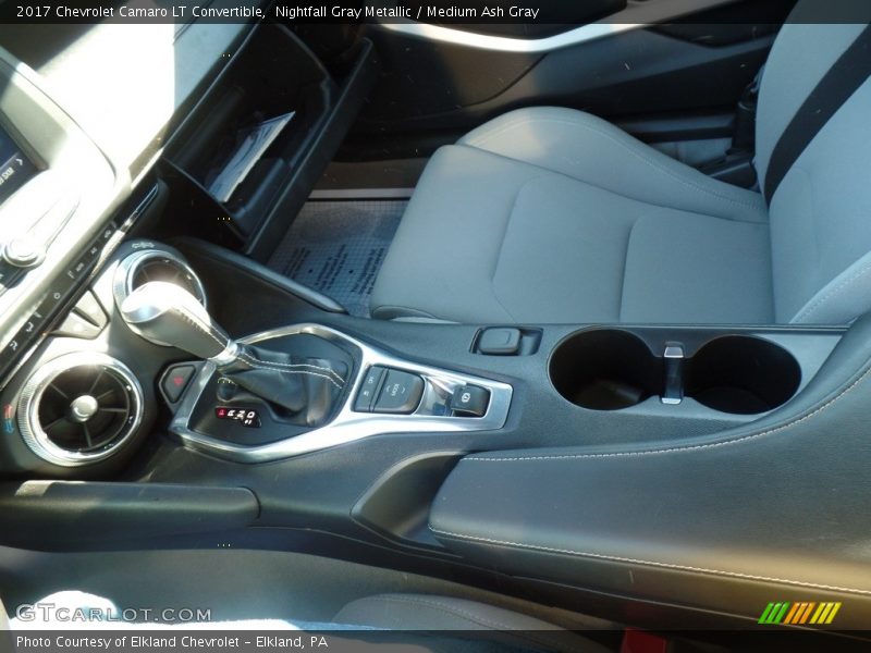 Nightfall Gray Metallic / Medium Ash Gray 2017 Chevrolet Camaro LT Convertible