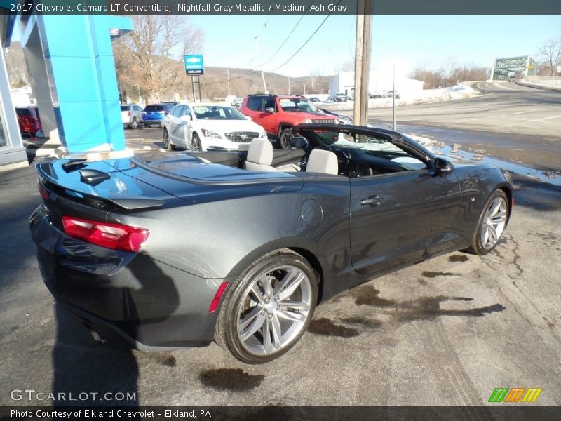 Nightfall Gray Metallic / Medium Ash Gray 2017 Chevrolet Camaro LT Convertible