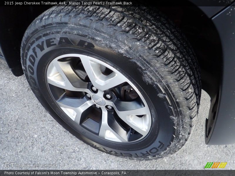 Mango Tango Pearl / Trailhawk Black 2015 Jeep Cherokee Trailhawk 4x4