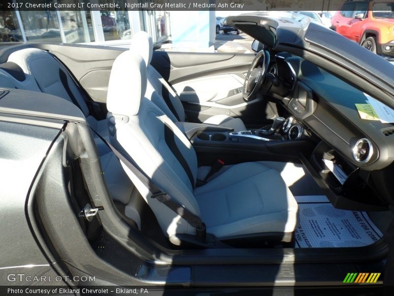 Nightfall Gray Metallic / Medium Ash Gray 2017 Chevrolet Camaro LT Convertible