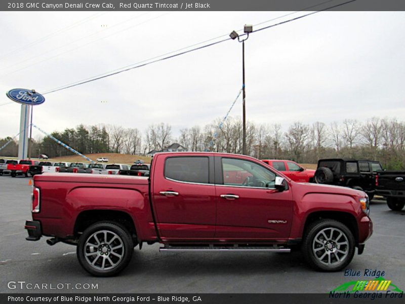 Red Quartz Tintcoat / Jet Black 2018 GMC Canyon Denali Crew Cab