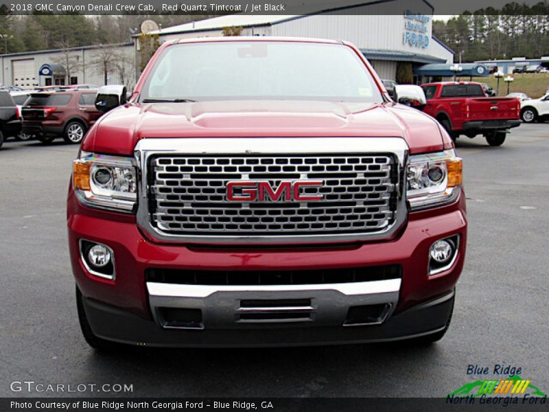 Red Quartz Tintcoat / Jet Black 2018 GMC Canyon Denali Crew Cab
