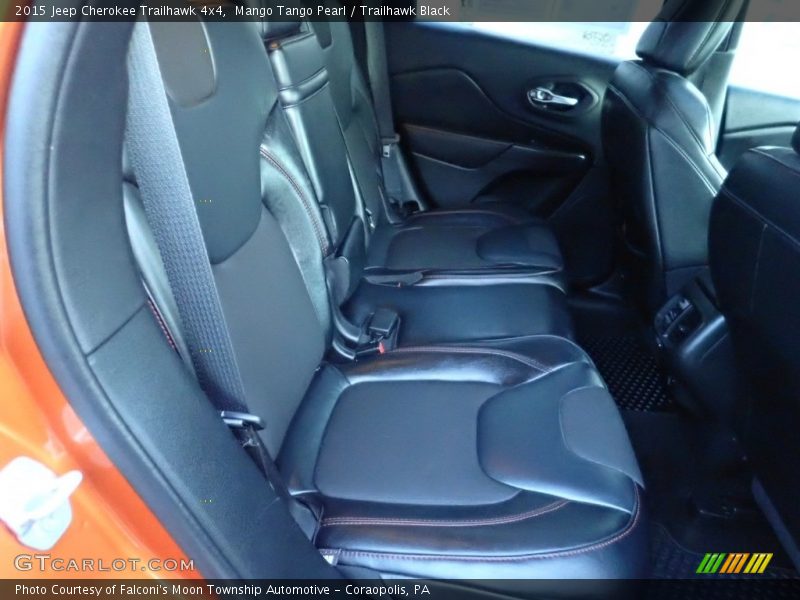 Mango Tango Pearl / Trailhawk Black 2015 Jeep Cherokee Trailhawk 4x4