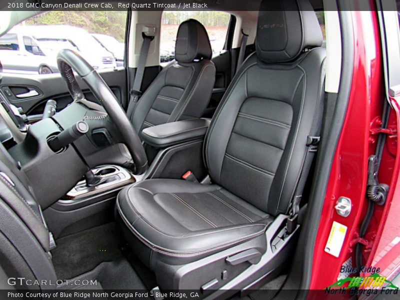 2018 Canyon Denali Crew Cab Jet Black Interior