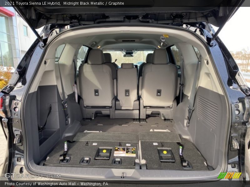 Midnight Black Metallic / Graphite 2021 Toyota Sienna LE Hybrid