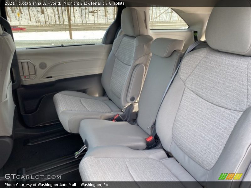 Midnight Black Metallic / Graphite 2021 Toyota Sienna LE Hybrid