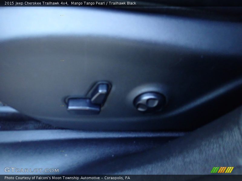 Mango Tango Pearl / Trailhawk Black 2015 Jeep Cherokee Trailhawk 4x4