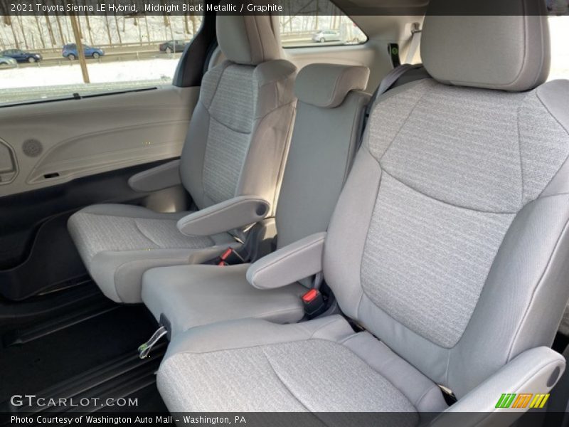 Midnight Black Metallic / Graphite 2021 Toyota Sienna LE Hybrid
