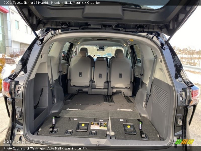 Midnight Black Metallic / Graphite 2021 Toyota Sienna LE Hybrid