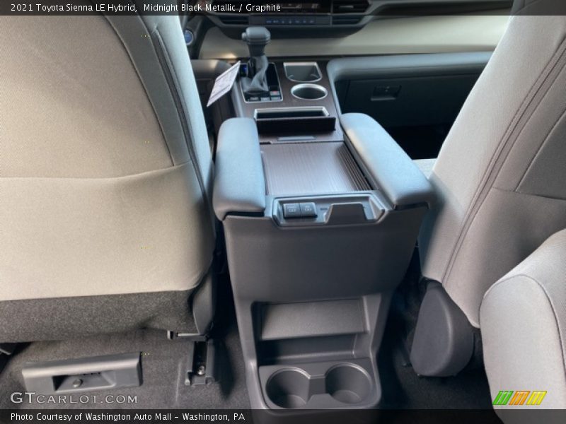 Midnight Black Metallic / Graphite 2021 Toyota Sienna LE Hybrid
