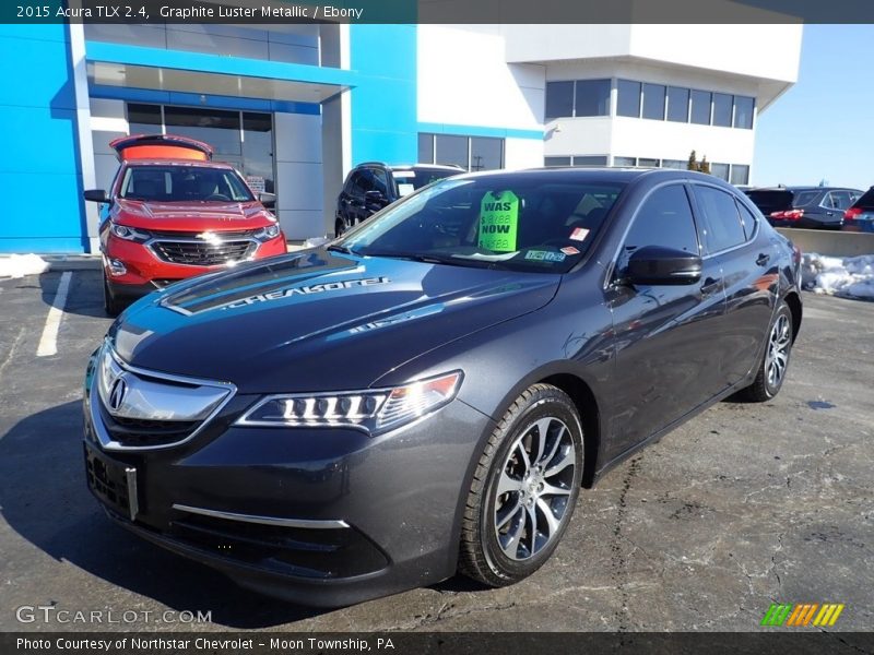 Graphite Luster Metallic / Ebony 2015 Acura TLX 2.4