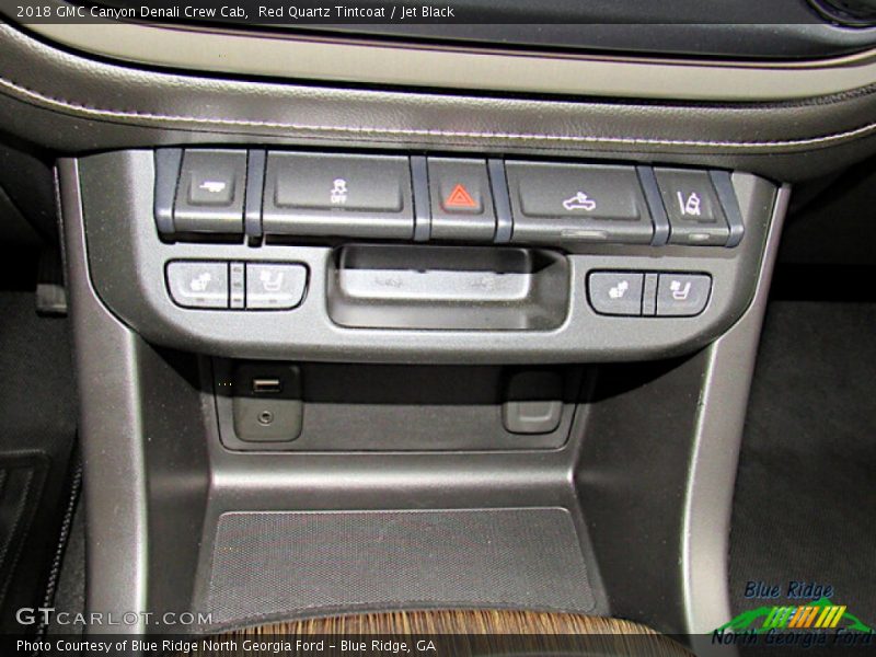 Red Quartz Tintcoat / Jet Black 2018 GMC Canyon Denali Crew Cab