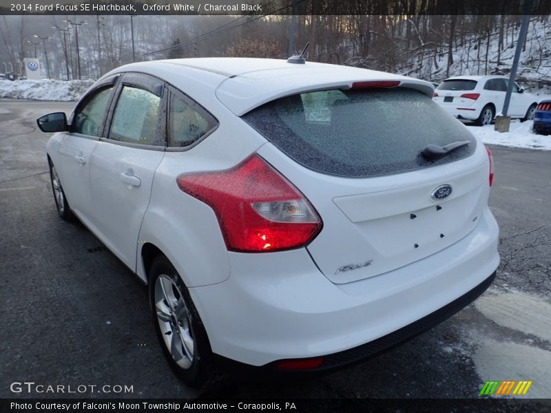 Oxford White / Charcoal Black 2014 Ford Focus SE Hatchback
