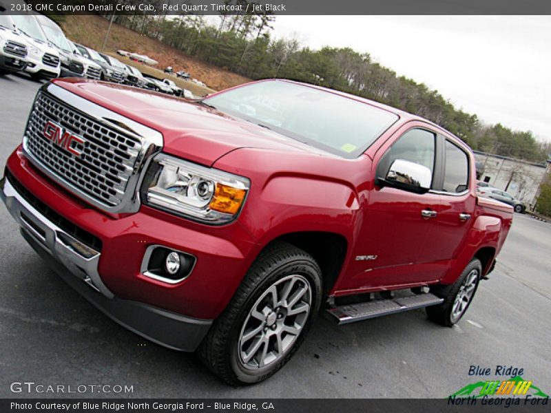 Red Quartz Tintcoat / Jet Black 2018 GMC Canyon Denali Crew Cab