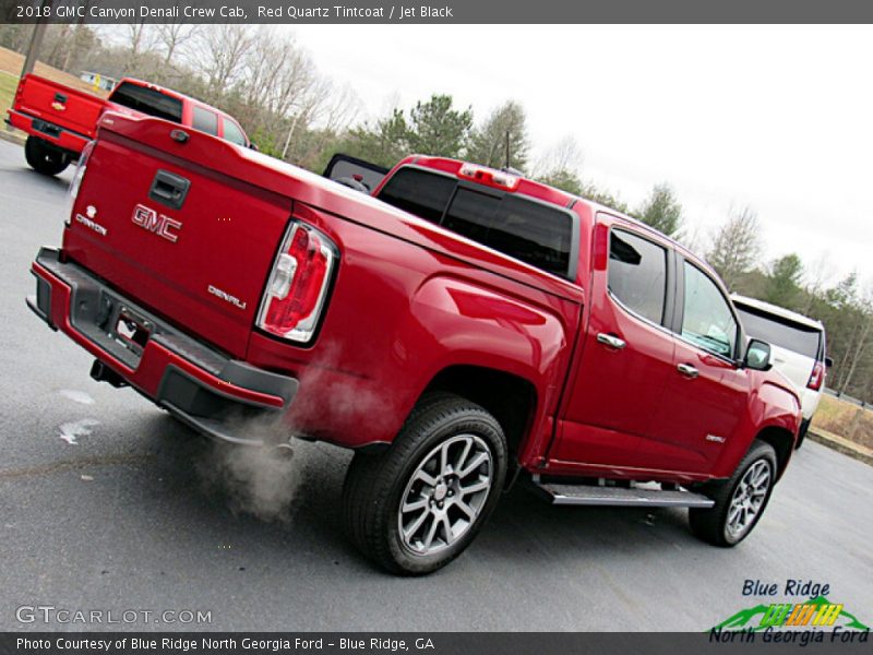 Red Quartz Tintcoat / Jet Black 2018 GMC Canyon Denali Crew Cab