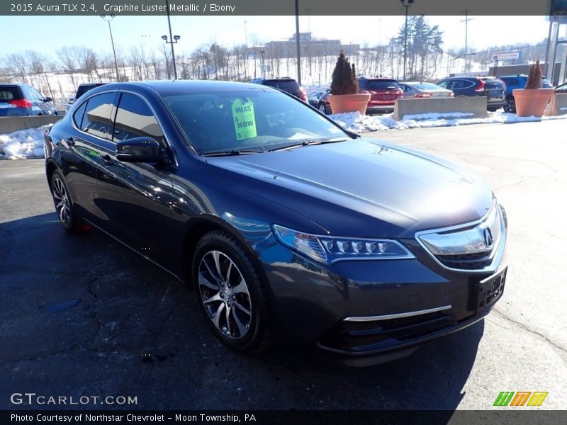 Graphite Luster Metallic / Ebony 2015 Acura TLX 2.4