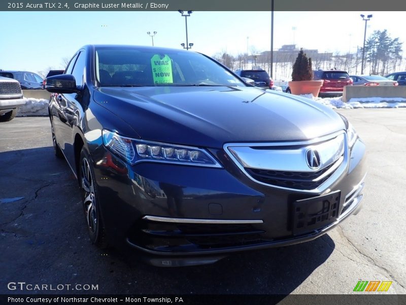 Graphite Luster Metallic / Ebony 2015 Acura TLX 2.4