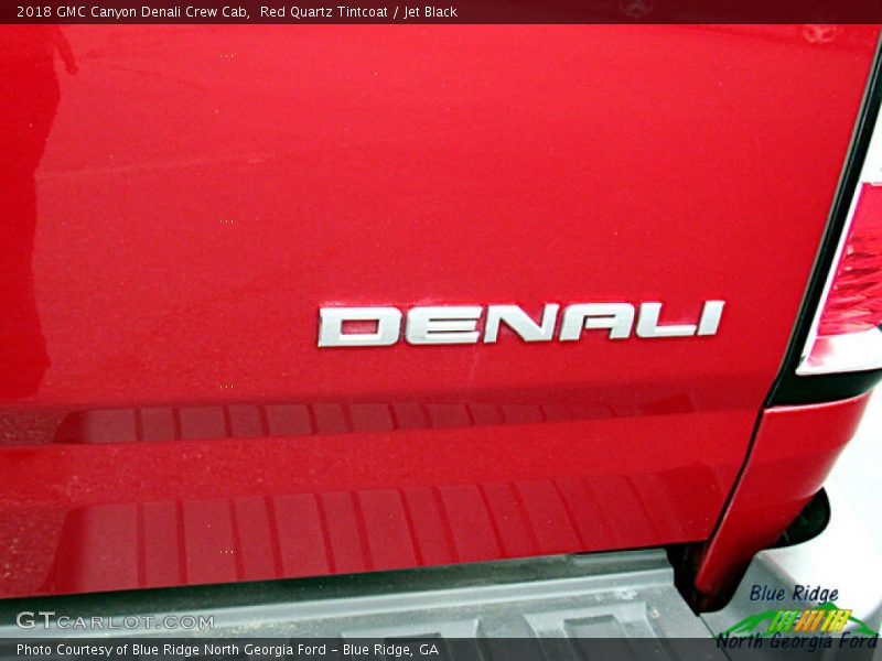 Red Quartz Tintcoat / Jet Black 2018 GMC Canyon Denali Crew Cab