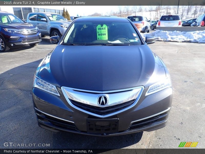 Graphite Luster Metallic / Ebony 2015 Acura TLX 2.4