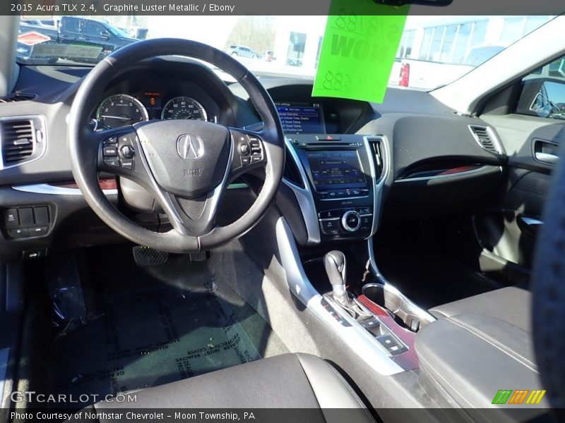 Graphite Luster Metallic / Ebony 2015 Acura TLX 2.4