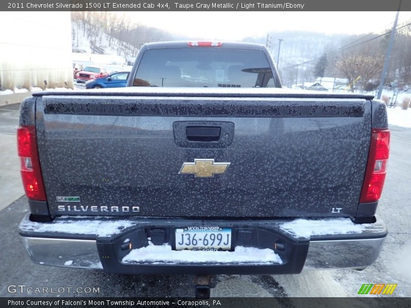 Taupe Gray Metallic / Light Titanium/Ebony 2011 Chevrolet Silverado 1500 LT Extended Cab 4x4