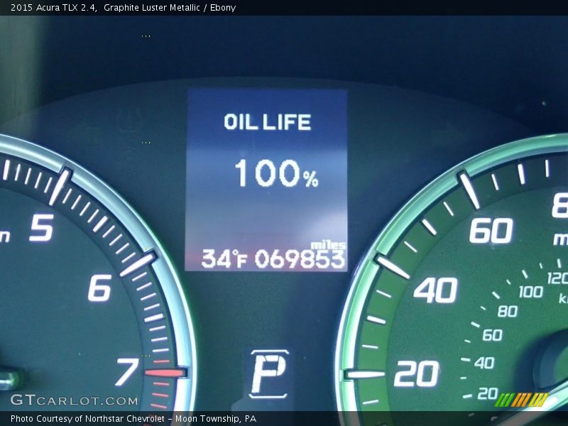 Graphite Luster Metallic / Ebony 2015 Acura TLX 2.4