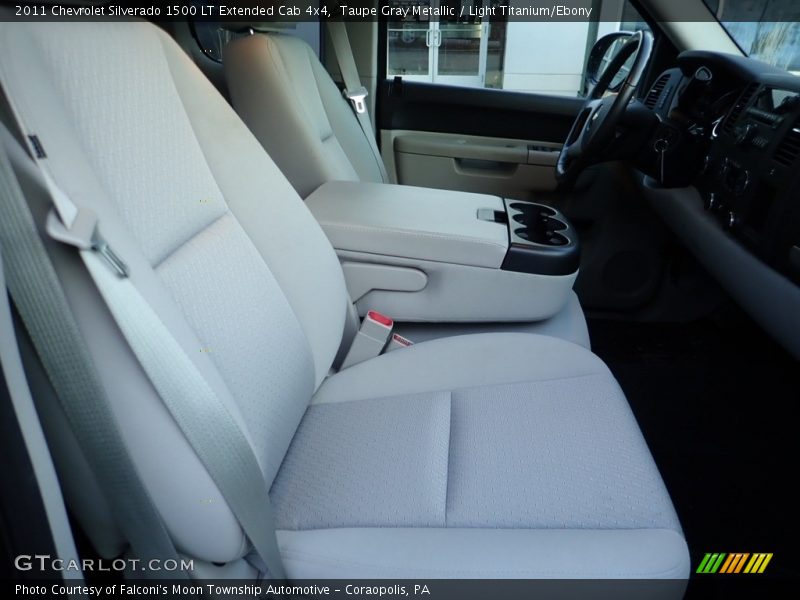 Taupe Gray Metallic / Light Titanium/Ebony 2011 Chevrolet Silverado 1500 LT Extended Cab 4x4