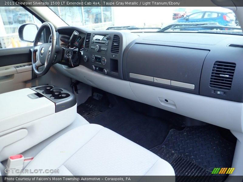 Taupe Gray Metallic / Light Titanium/Ebony 2011 Chevrolet Silverado 1500 LT Extended Cab 4x4