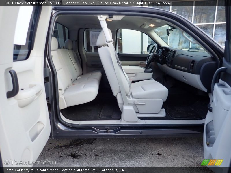 Taupe Gray Metallic / Light Titanium/Ebony 2011 Chevrolet Silverado 1500 LT Extended Cab 4x4