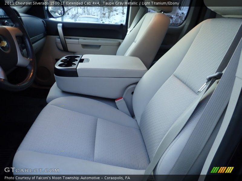 Taupe Gray Metallic / Light Titanium/Ebony 2011 Chevrolet Silverado 1500 LT Extended Cab 4x4