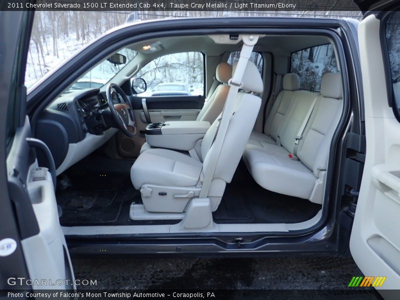 Taupe Gray Metallic / Light Titanium/Ebony 2011 Chevrolet Silverado 1500 LT Extended Cab 4x4