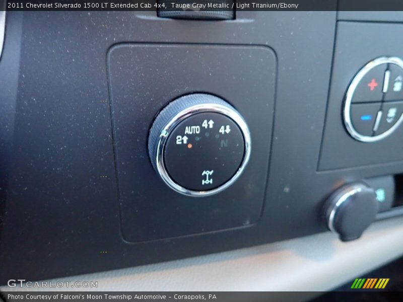 Taupe Gray Metallic / Light Titanium/Ebony 2011 Chevrolet Silverado 1500 LT Extended Cab 4x4
