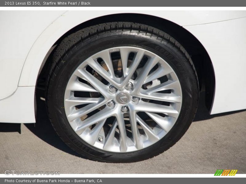 Starfire White Pearl / Black 2013 Lexus ES 350
