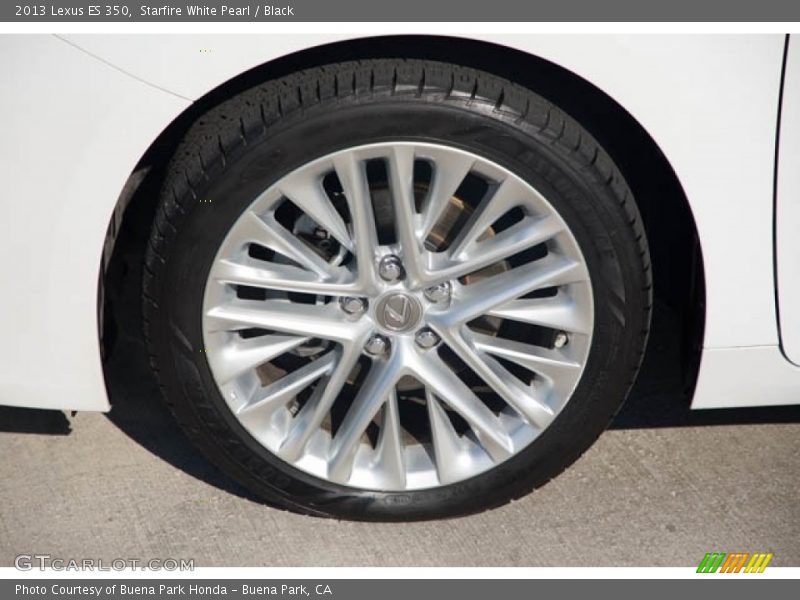 Starfire White Pearl / Black 2013 Lexus ES 350