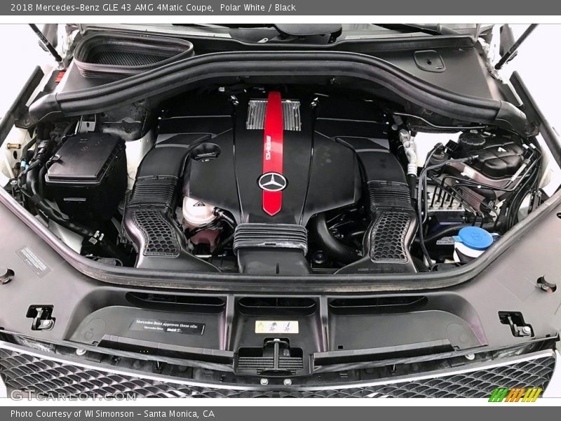Polar White / Black 2018 Mercedes-Benz GLE 43 AMG 4Matic Coupe