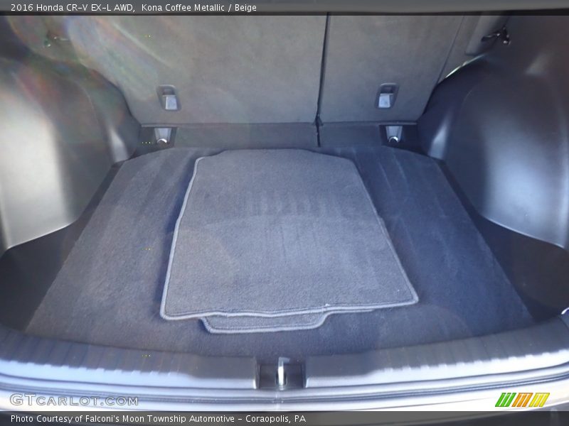 Kona Coffee Metallic / Beige 2016 Honda CR-V EX-L AWD
