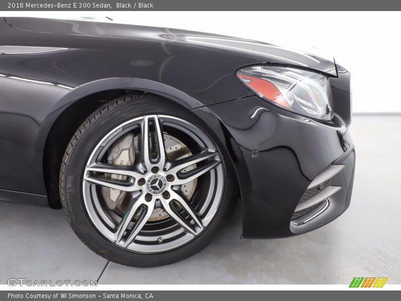 Black / Black 2018 Mercedes-Benz E 300 Sedan