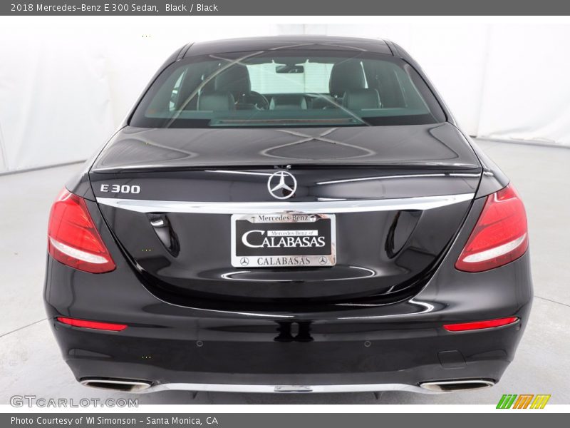 Black / Black 2018 Mercedes-Benz E 300 Sedan